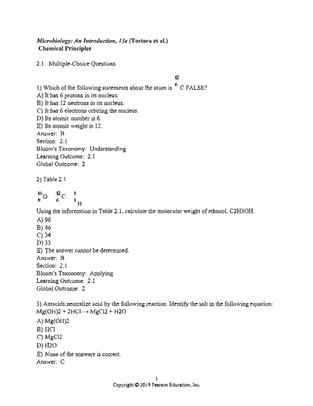 Microbiology An Introduction 13th Edition Test Bank | Tortora, Funke & Case | 2025
