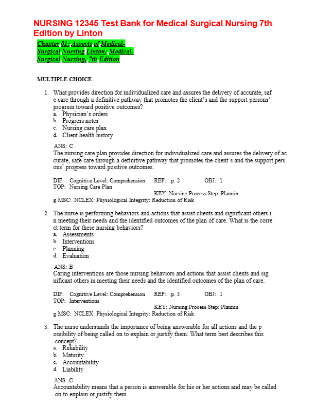 NCLEX Medical Surgical Nursing Flashcards 2025 | 150+ Practice Questions & Answers