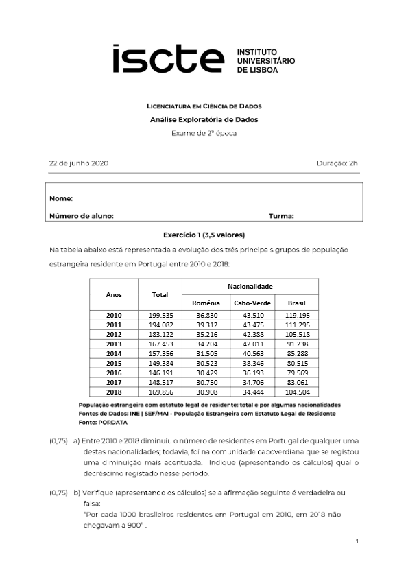 Exame 2ª fase AED 2019-2020