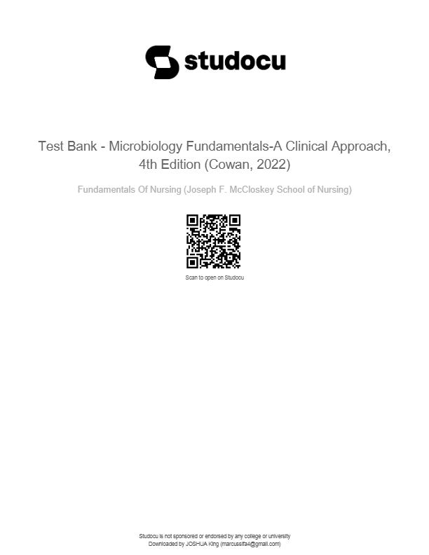 Microbiology An Introduction 13th Edition Test Bank | Tortora, Funke & Case | 2025
