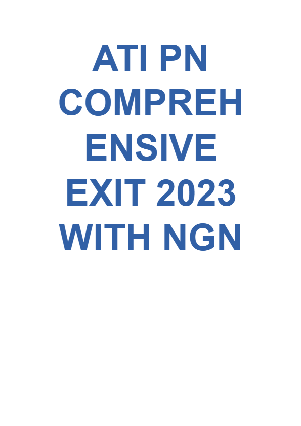 ATI PN COMPREHENSIVE  EXIT 2023  WITH NGN