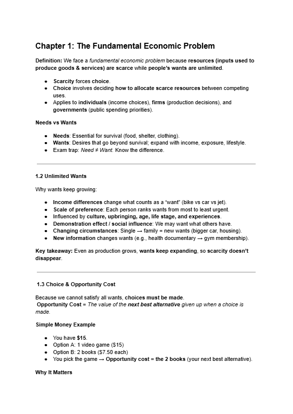 AS LEVEL 9708 (ECO) UNIT 1