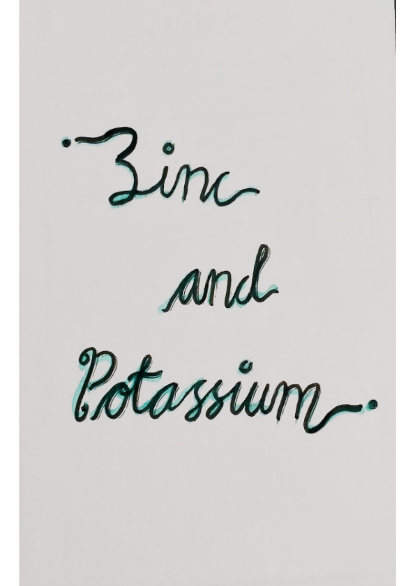 Zinc and potassium complete notes
