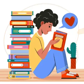Student with Books